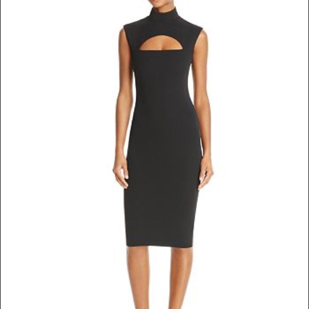 Nookie Black Midi Dress